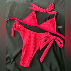 Vibrant hot Pink Bikini Set NWOT size small